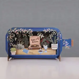 Pop-up synttärikortti